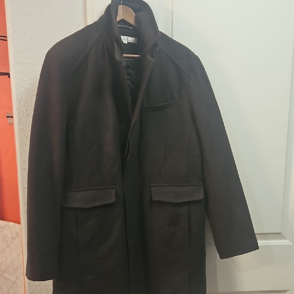 Men's Black Overcoat